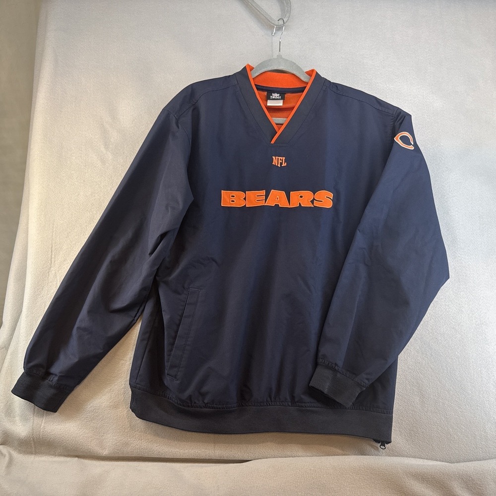 NFL Team Apparel Bears Windbreaker, Pullover, Size on tag is worn off